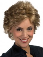 Short Voluminous Layered Curls Synthetic Wig