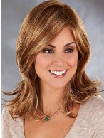 Smooth Crown And Loose Waves Ends Synthetic Wig