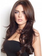 Graceful Long Layered Loose Wave Synthetic Wig about 24 Inches