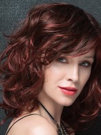 Flirtatious Big Curly Medium Length Synthetic Wig