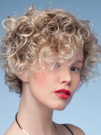 Medium Length Big Curly Synthetic Wig