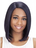 Comfortable Medium Length Synthetic Full Lace Wig