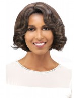 Frizzy Medium Length Curly Synthetic Capless Wig