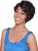 Custom Machine Made Wavy Short Lovely Wig