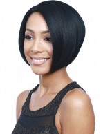 Bob Style Black Synthetic Capless Wig