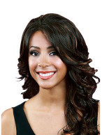 Rolling Waves Premium Fiber Lace Front Wig