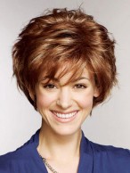 Clearance Attractive 100% Human Hair Full Lace Short Wig