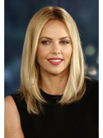 Straight Human Hair Full Lace Wig in 14  Inches;