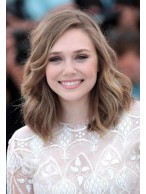 Layered Wavy Remy Human Hair Lace Front Wig