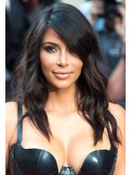 16" Remy Human Hair Wavy Lace Front Wig