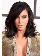 Medium Cruly Lace Front Human Hair Wig