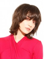 Medium Length Natural Straight Lace Front Wig