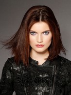 Medium Length Natural Straight Remy Human Hair Full Lace Wig