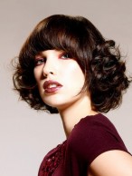Medium Length Popular Curly Lace Front Wig
