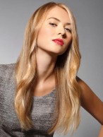 Centerpart High Density Natural Straight Synthetic Lace Front Wig