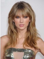 Charming Long Layered Loose Wave Celebrity Hairstyle Human Hair Wig about 16 Inches