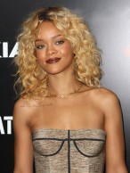 Sexy Medium Wavy Rihanna Hairstyle Remy Human Hair Lace Front Wig