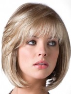 Casual Long-Layered Bob Grey Wig