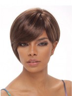 Short Synthetic Capless Bob Wig