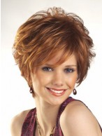Aubrey Wavy Short Wigs