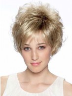 Modern Piece With Soft Wavy Short Capless Wig