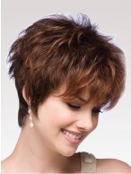 Volumized Multi-Layered Textures Short Wig
