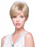 Synthetic Cropped Wig with Layered Hairstyles