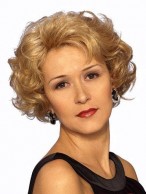 Chic Lace Front Short Wavy Synthetic Wig