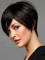 Clearance Fabulous Capless Short Straight Human Hair Wig