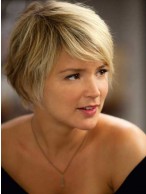 Fashion Blond Straight Synthetic Wigs