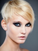 Short Straight Concise Blonde Top Quality Synthetic Hair Wig 