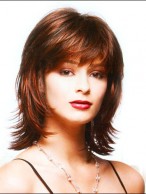 Mid-length Vivacious Fluffy Synthetic Wig