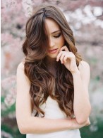 Female Long Straight Synthetic Hair Wig 22 Inch