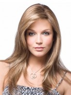 Straight Long Angelica Gradient Silky Wigs