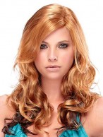 Long Synthetic Luscious Wavy Wig