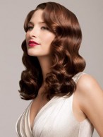 Soft Material Wavy Synthetic Medium Full Lace Wigs