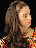 Long Wavy Remy Human Hair 3/4 Wigs