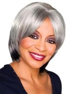 Mid-length Straight Synthetic Capless Wig