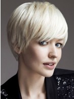 Synthetic Capless Straight Wigs With Fringe