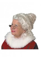 Beautiful Mrs. Claus Wig Adult 