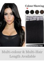 16" 20pcs Remy Hair Tape in Hair Extensions 