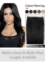 20" PU Skin Weft Remy Human Hair Extensions 