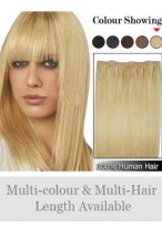 20" PU Skin Weft Remy Human Hair Extensions 