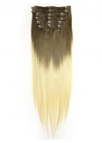 Dip Dye Clip-in Straight Hair 