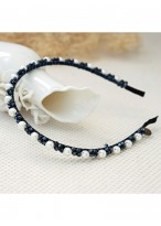 Shinning Crystal Cloth Art Pearl Hair Bands For Women 
