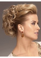 Updo Curls Synthetic Clip in Hairpieces 