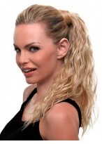 Synthetic Clip in Wavy Ponytail 