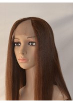 Human Hair Straight Lace Front U Part Lace Wig 