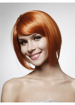 100% Human Hair Short Bob Style Wig