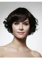 Natural Curly Capless Human Hair Wig